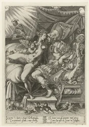 Marte y Venus como amantes