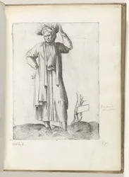 Landman español ca. 1550 La actitud de los comerciantes contemporáneos (título de la serie)