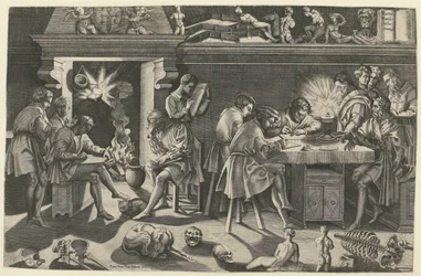 La Academia de Baccio Bandinelli Académie van beeldhouwer Baccio Bandinelli