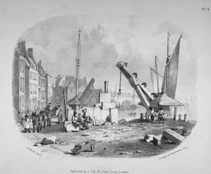 Millbank, Westminster, Londres, c. 1825