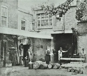 231-235 Kings Road: elevación trasera, Londres, 1890