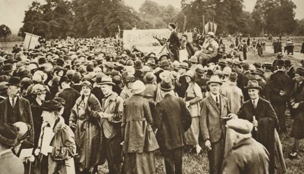 Reunión anti-guerra en Hyde Park