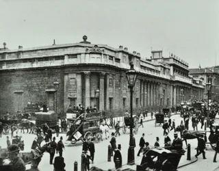 Banco de Inglaterra, Threadneedle Street, Ciudad de Londres, 1890