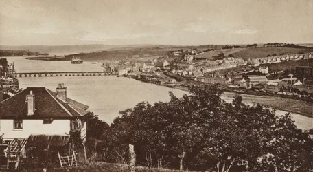 Bideford desde Upcott, mirando al norte