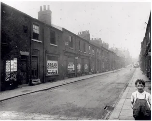 Byron Street, Leylands, Leeds, 14 de agosto de 1935
