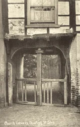 Puerta de la Iglesia, Chalfont St Giles, Buckinghamshire