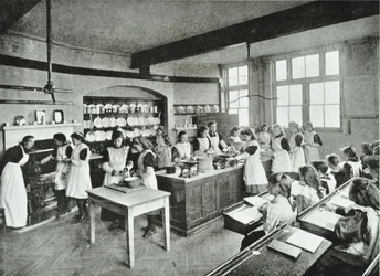 Clase de cocina, 1896