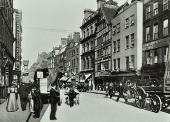 Crosby Hall, Bishopsgate: lado este, Londres, 1890