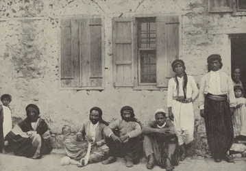 Pescadores haciendo sus redes, Tiberíades