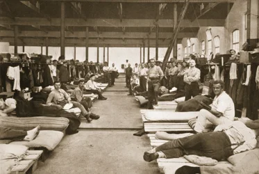 Cuarteles Generales, Handforth, ilustración de Prisioneros Alemanes en Gran Bretaña