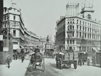 Holborn Circus, Ciudad de Londres, 1890