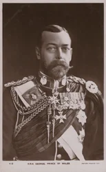 Rey Jorge V, Príncipe de Gales (foto b/n)