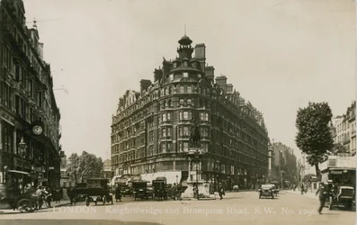 Knightsbridge y Brompton Road, S W, Londres