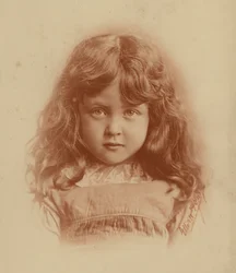 Niña (foto b/n)