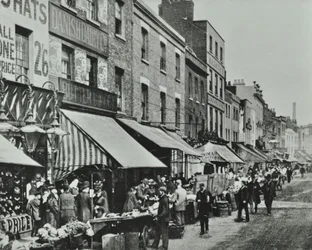 Lower Marsh: mirando al este, 1896