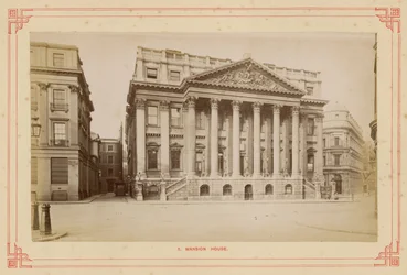 Mansion House, Queen Victoria Street, Londres