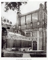 Casa del Sr. Alma Tadema, lado norte, 34 Grove End Road, Londres, 1889