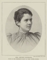Sra. Grover Cleveland, esposa del presidente electo de los Estados Unidos