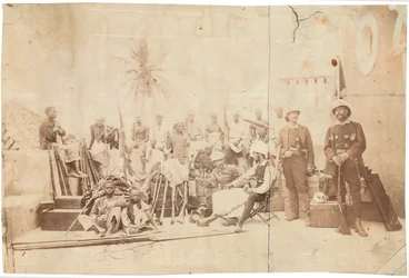 Fotografía de un álbum perteneciente a Henry Morton Stanley