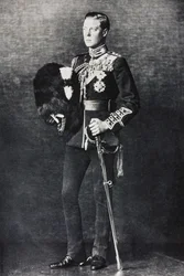 Retrato de Eduardo, Príncipe de Gales, con su uniforme de coronel de la Guardia Galesa