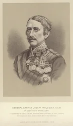 Retrato del General Garnet Joseph Wolseley