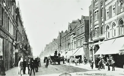 Powis Street, Woolwich: vista general, 1890