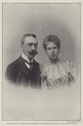 Príncipe Ernesto de Hohenlohe-Langenburg y Princesa Alexandra de Sajonia-Coburgo-Gotha