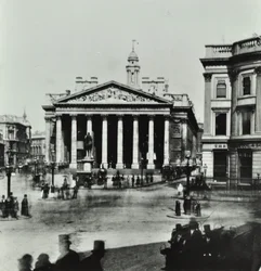 Royal Exchange, Threadneedle Street, Ciudad de Londres, 1880