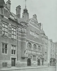 Shoreditch Public Baths: exterior, 1898