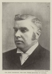 Sir John Thompson, el nuevo primer ministro de Canadá