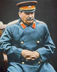 Stalin en la Conferencia de Yalta, febrero de 1945