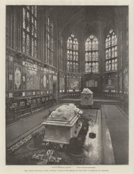 La Capilla Memorial Albert, Windsor, en la que reposan los restos del Duque de Clarence