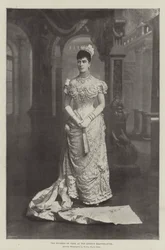 La Duquesa de York en la Recepción de la Reina