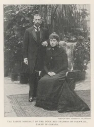 El último retrato del Duque y la Duquesa de Cornwall, tomado en Canadá
