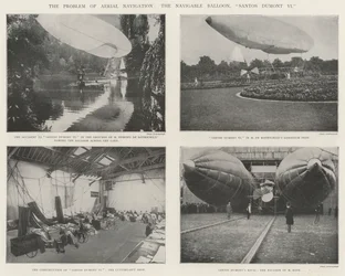 El Problema de la Navegación Aérea, el Globo Dirigible, Santos Dumont VI