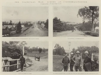 La guerra de Transvaal, escenas en Pietermaritzburg