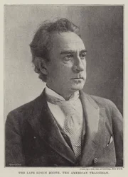 El fallecido Edwin Booth, el trágico estadounidense