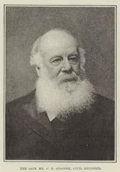 El difunto Sr. C E Spooner, Ingeniero Civil