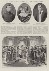 El difunto Príncipe Alfredo de Sajonia-Coburgo-Gotha