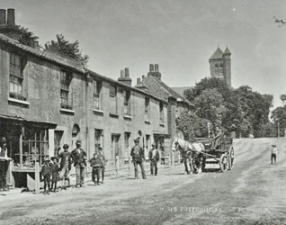 Tottenham Lane, Hornsey: fachadas frontales, 1893