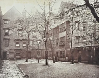 Vista de Barnards Inn, Londres, 1879