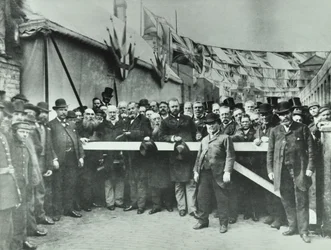 Westferry Road: liberando la carretera del peaje, 1885