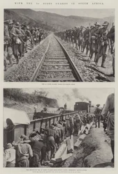 Con los 1ros Guardias Escoceses en Sudáfrica
