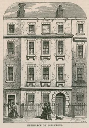 28 Dean Street, Soho, Londres, lugar de nacimiento del artista Joseph Nollekens