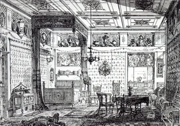 Un dormitorio, de 