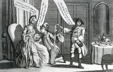 Cierta persona en el carácter de un tonto, 1770