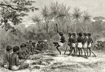 Un Corroboree, c.1880, de 