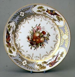 Un plato de Derby pintado por George Complin