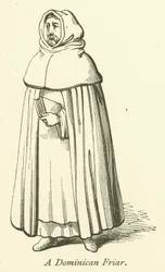 Un fraile dominico (grabado)