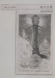 Un faro - no el profesor Tyndall, de Moonshine, publicado el 20 de diciembre de 1884